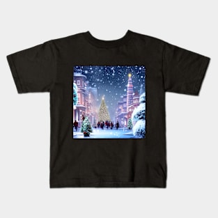 Christmas Snowing Kids T-Shirt